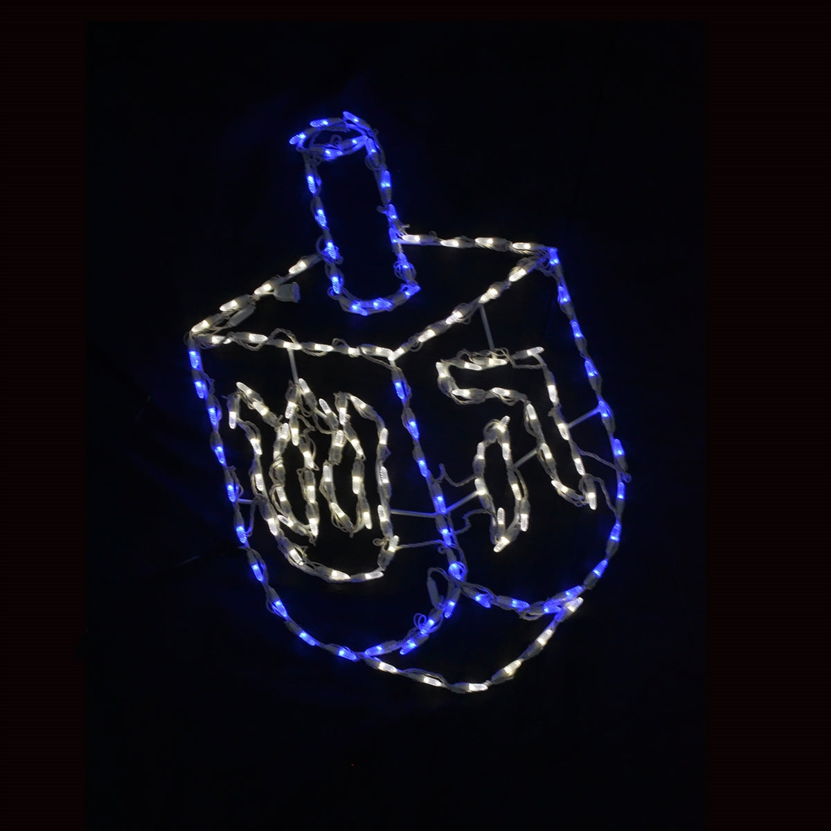 Dreidel 2D Wire Frame Decor