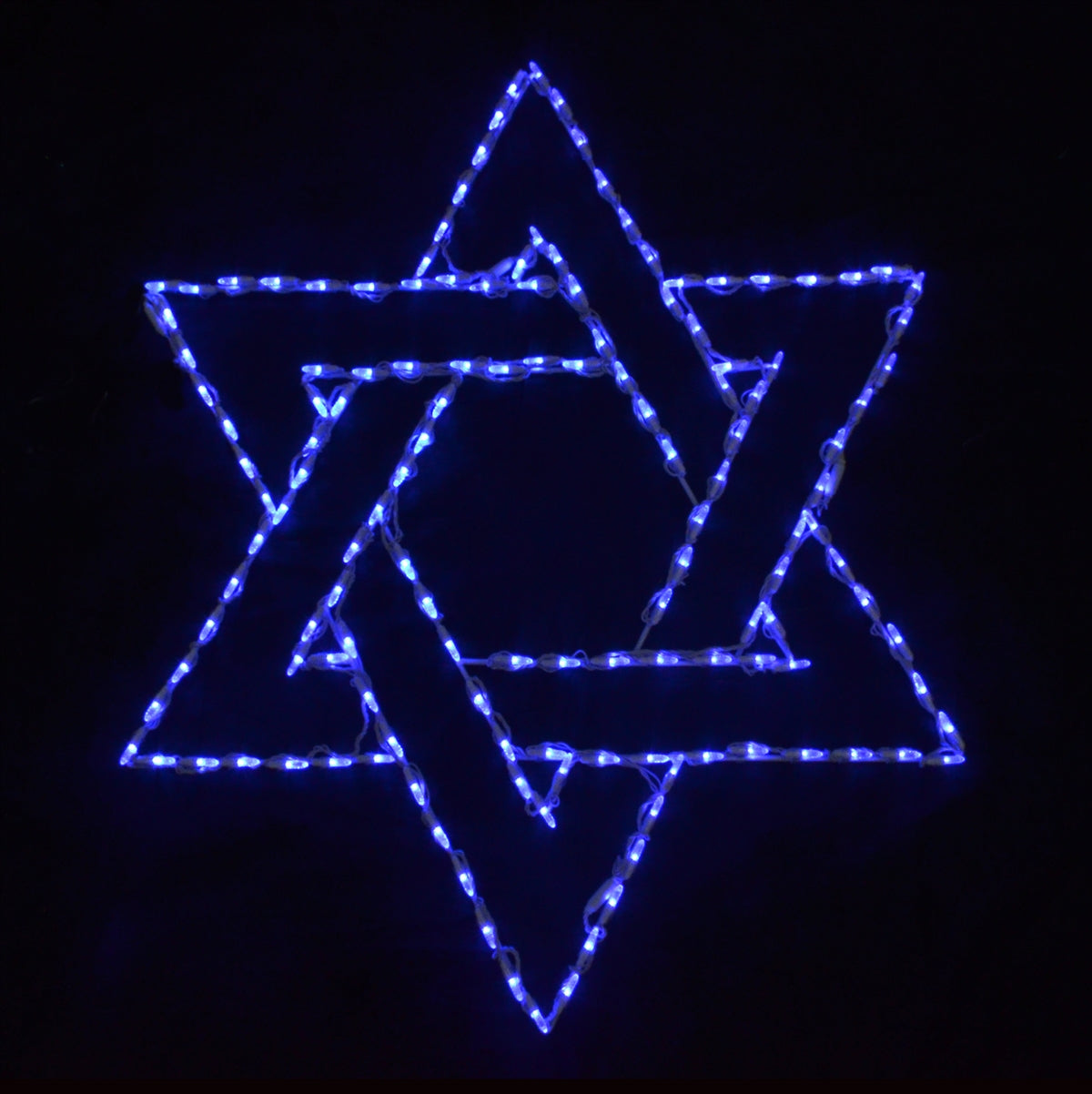Star of David 2D Wire Frame Decor