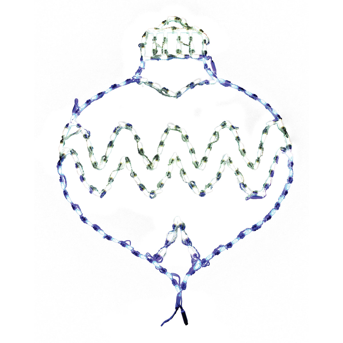 Oval Ornament 2D Wire Frame Decor