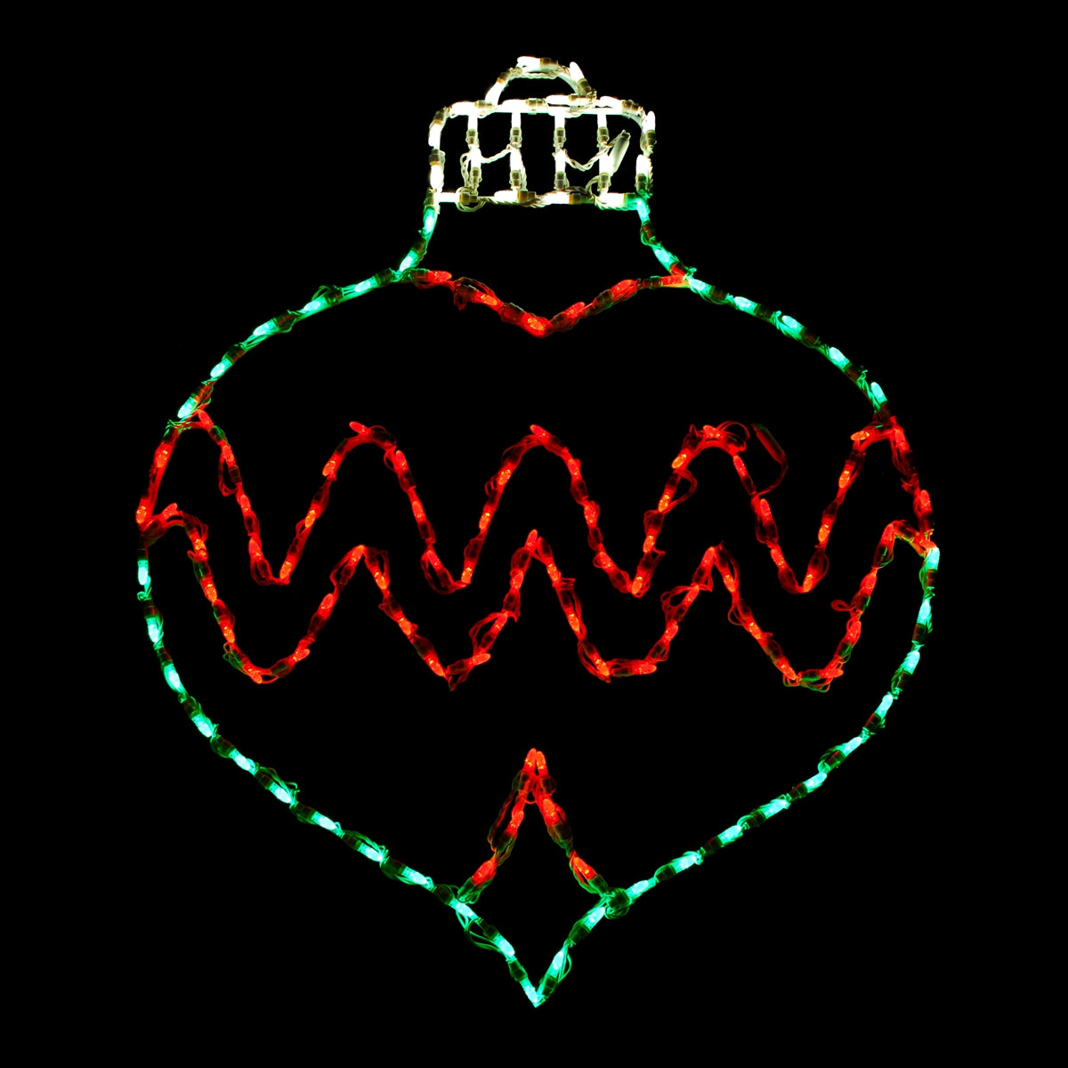Oval Ornament 2D Wire Frame Decor