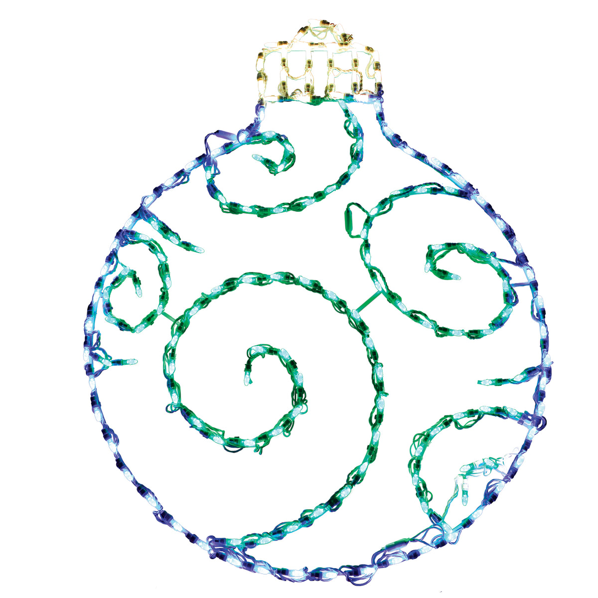 Round Ornament 2D Wire Frame Decor