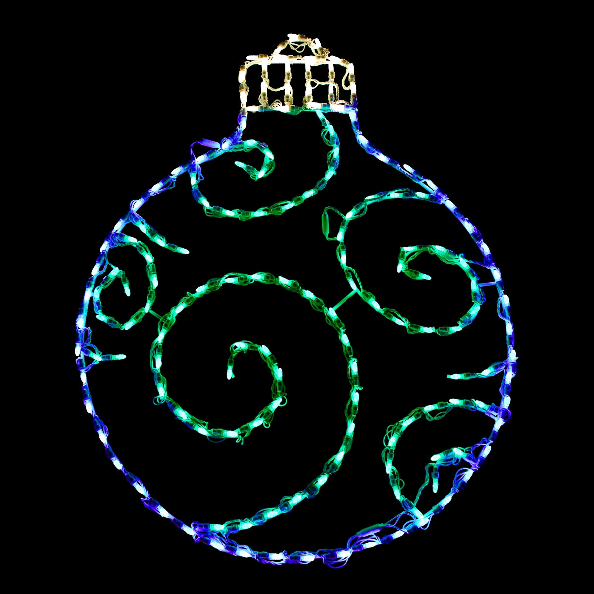 Round Ornament 2D Wire Frame Decor