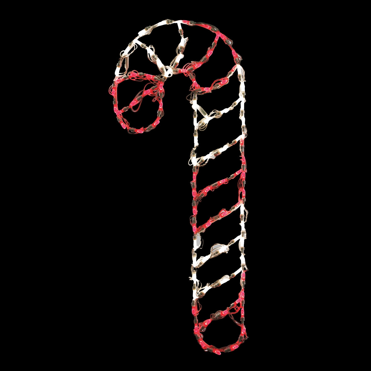 Candy Cane 2D Wire Frame Decor