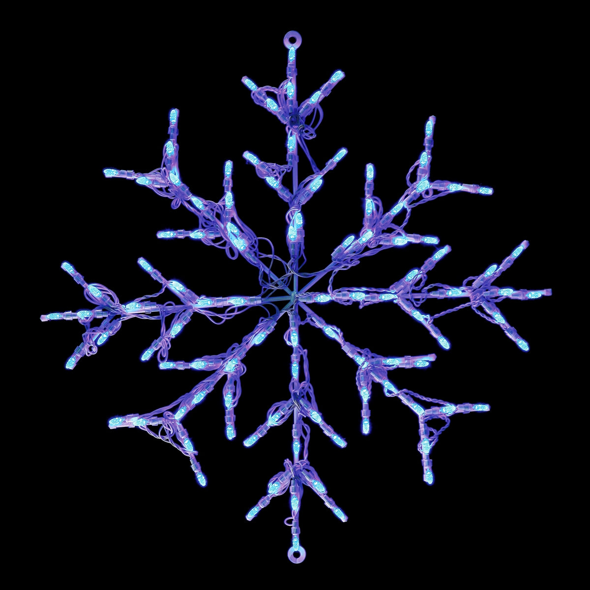 30" Snowflake 2D Wire Frame Decor