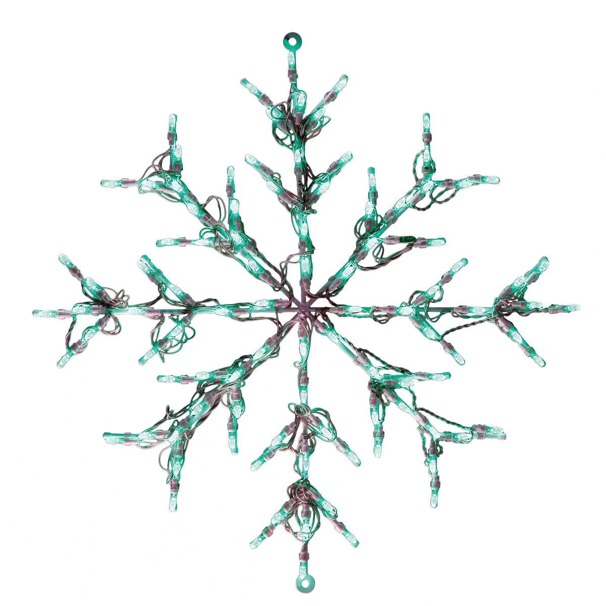 30" Snowflake 2D Wire Frame Decor