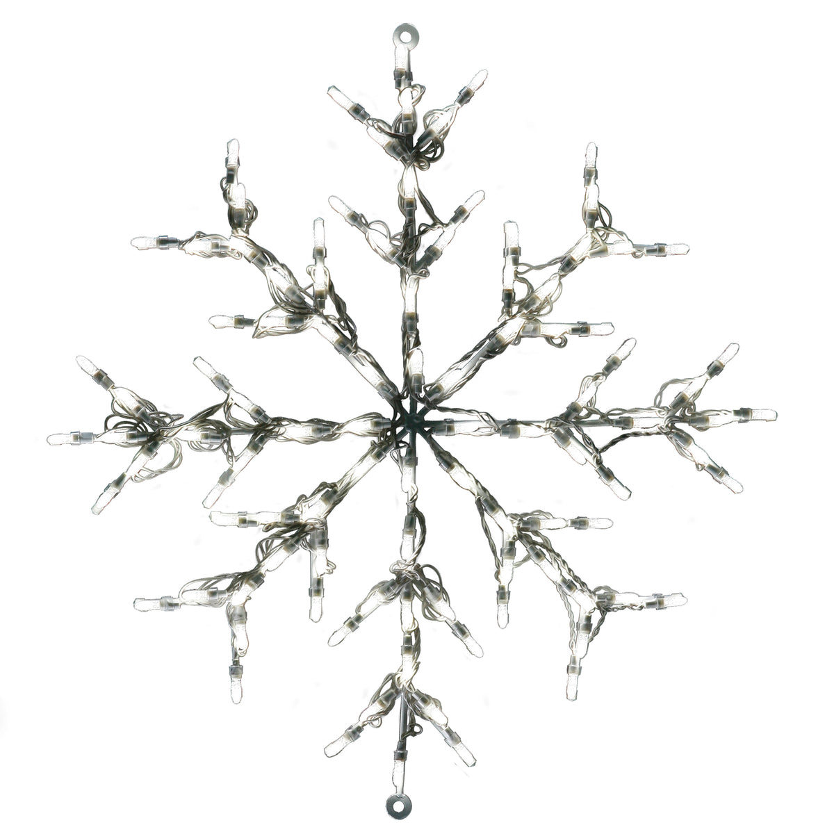 30" Snowflake 2D Wire Frame Decor