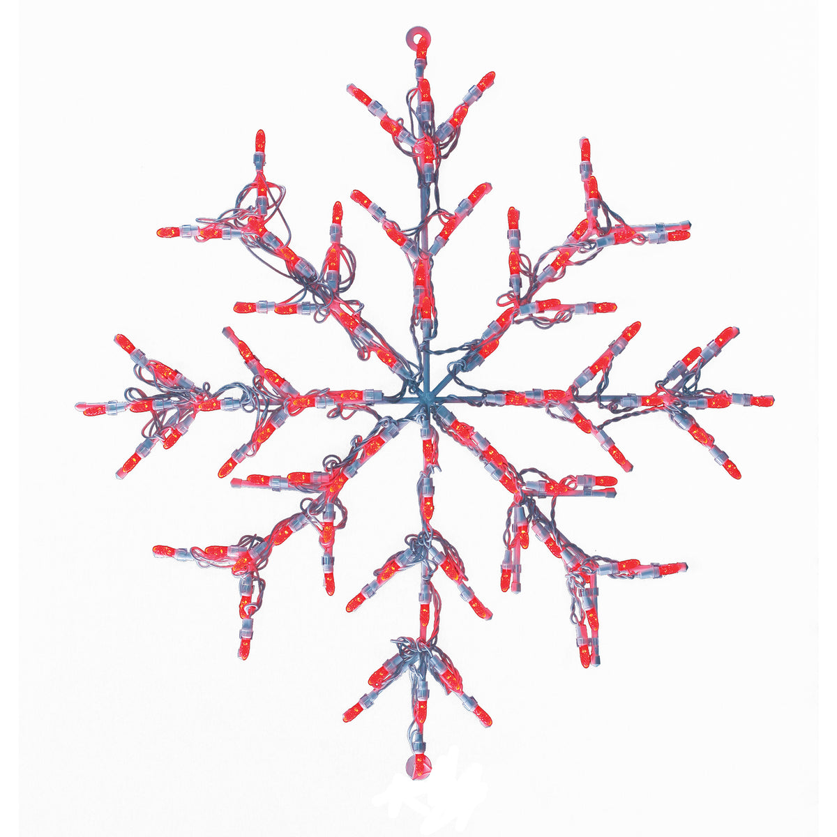 30" Snowflake 2D Wire Frame Decor