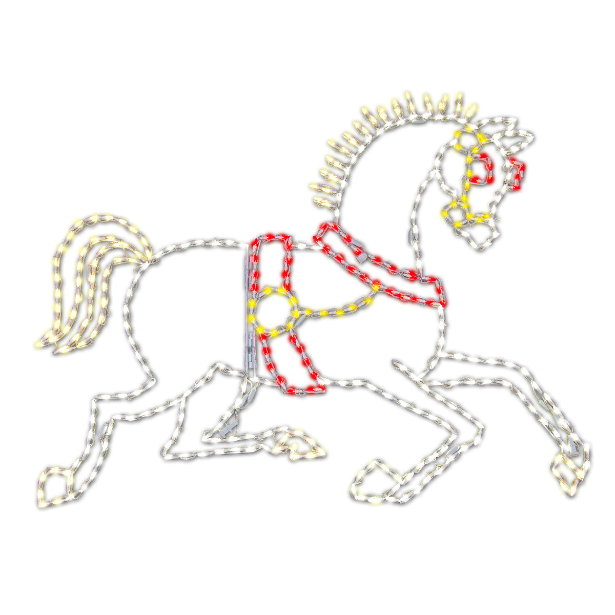 Victorian Horse 2D Wire Frame Decor