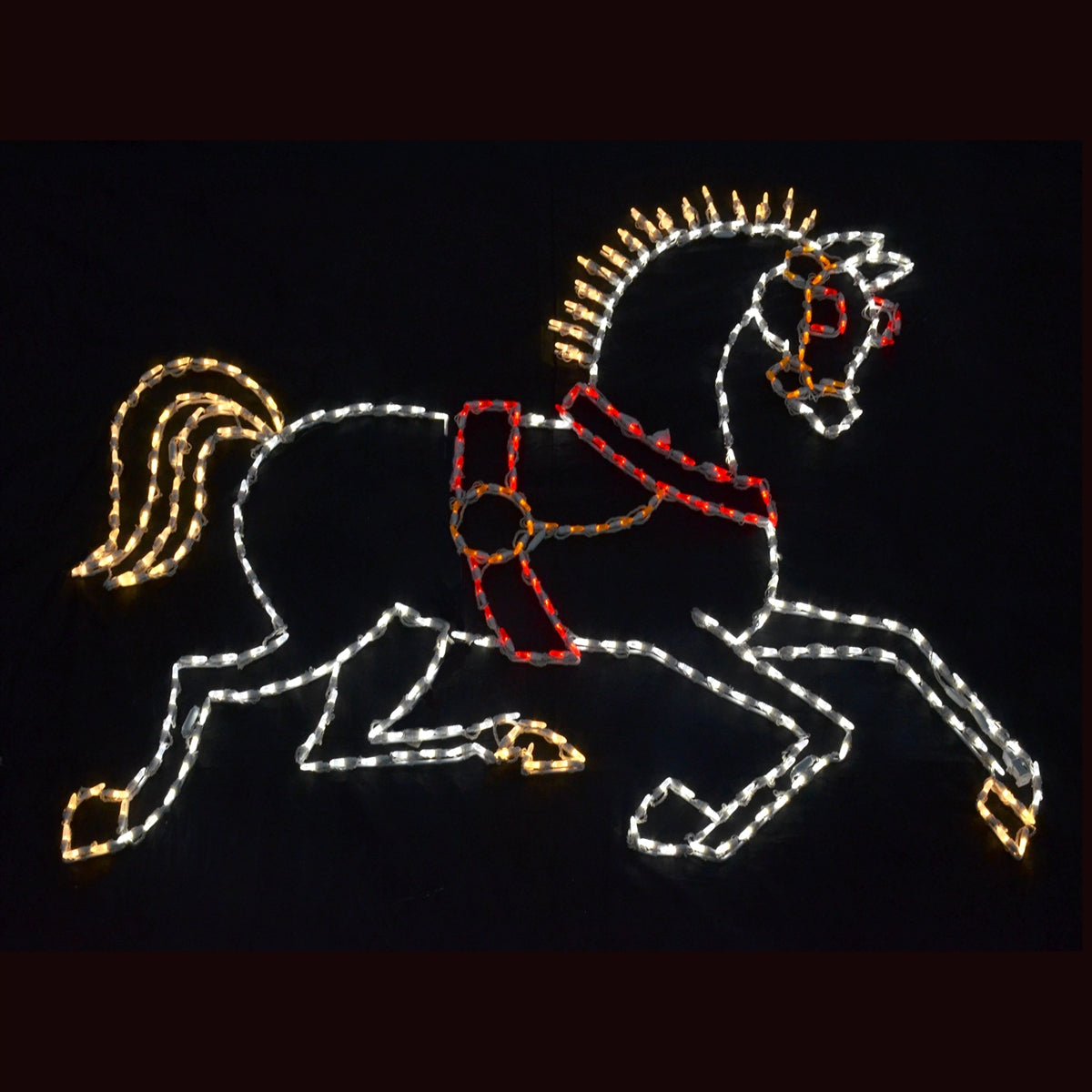 Victorian Horse 2D Wire Frame Decor