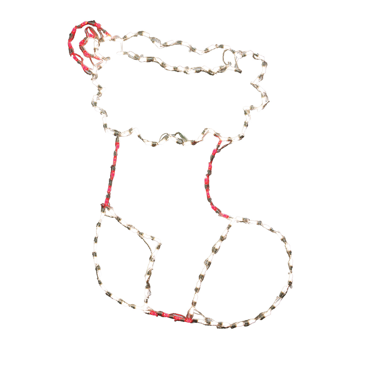 Stocking 2D Wire Frame Decor
