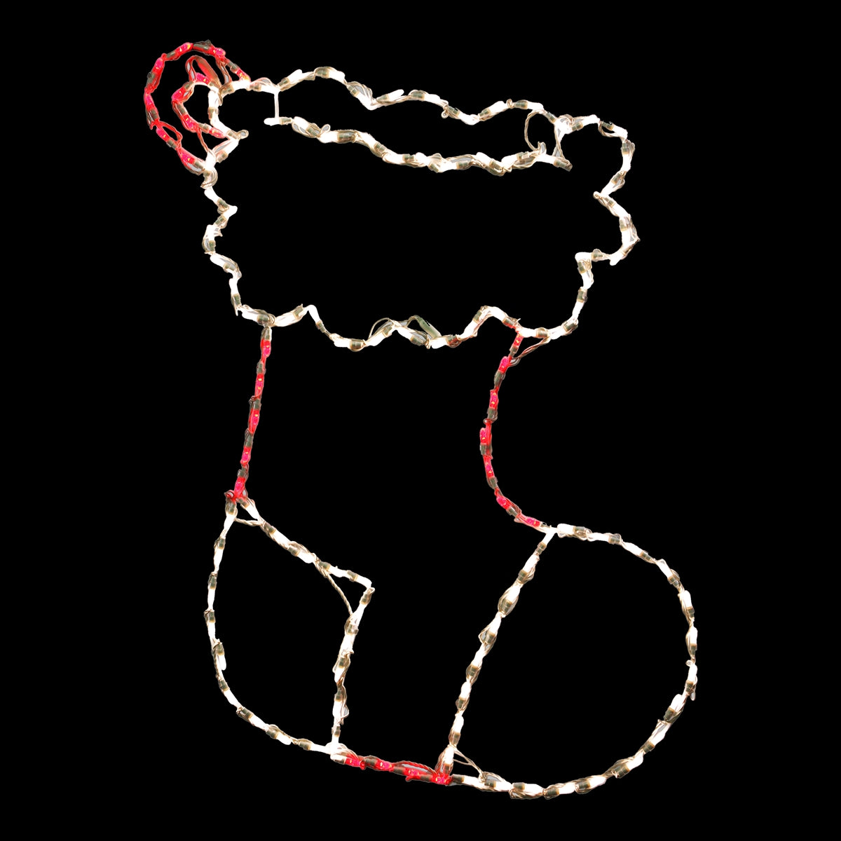 Stocking 2D Wire Frame Decor