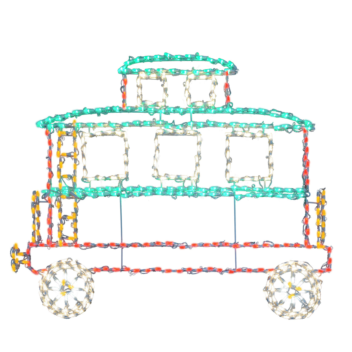 Train Caboose 2D Wire Frame Decor