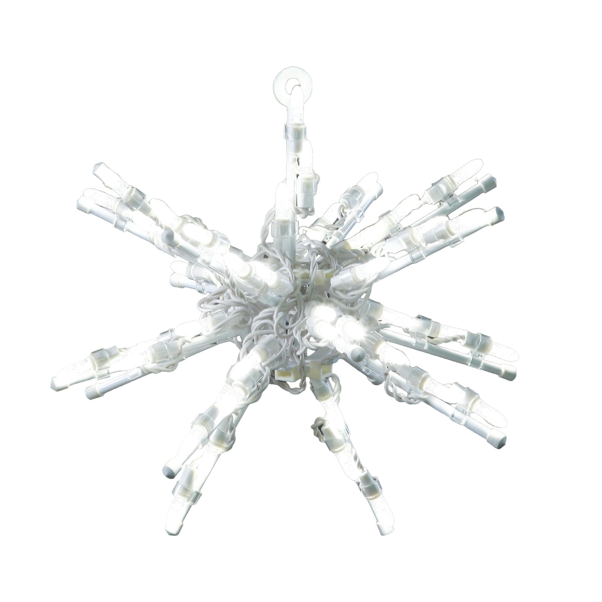 12" Starburst 3D Wire Frame Décor