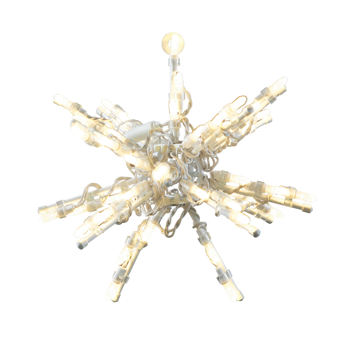 12" Starburst 3D Wire Frame Décor