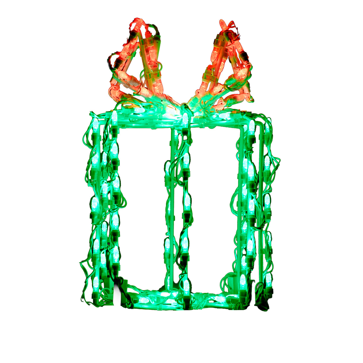 16" Gift Box 3D Wire Frame Décor