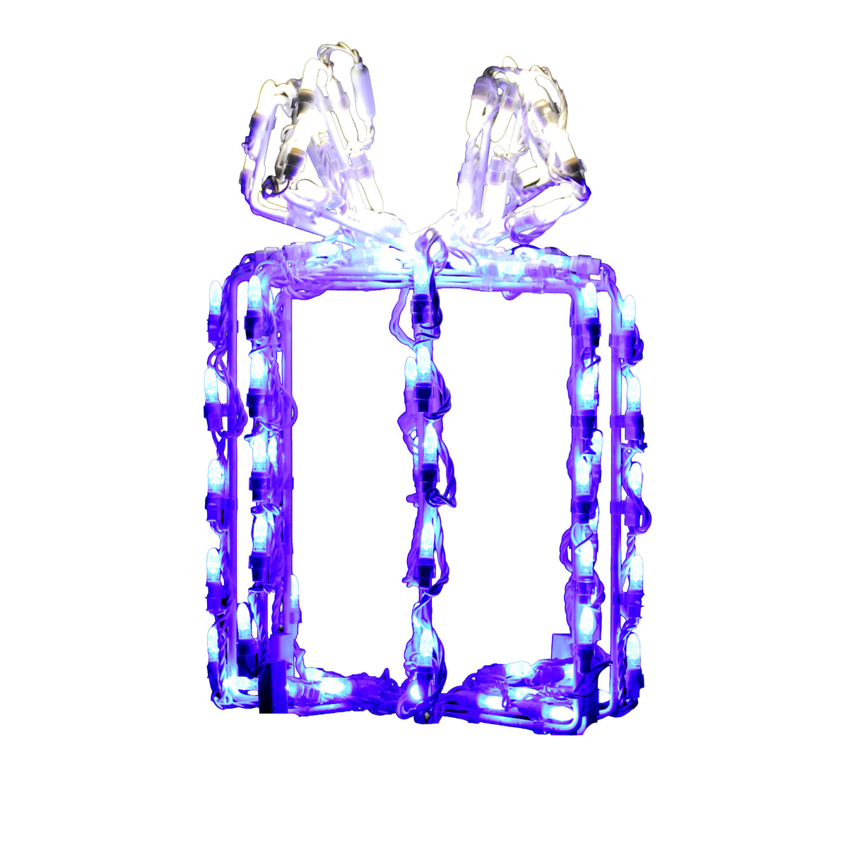 16" Gift Box 3D Wire Frame Décor
