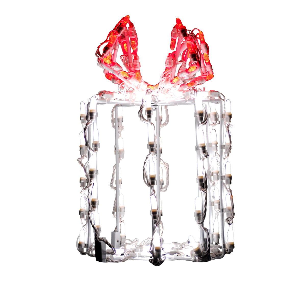 16" Gift Box 3D Wire Frame Décor