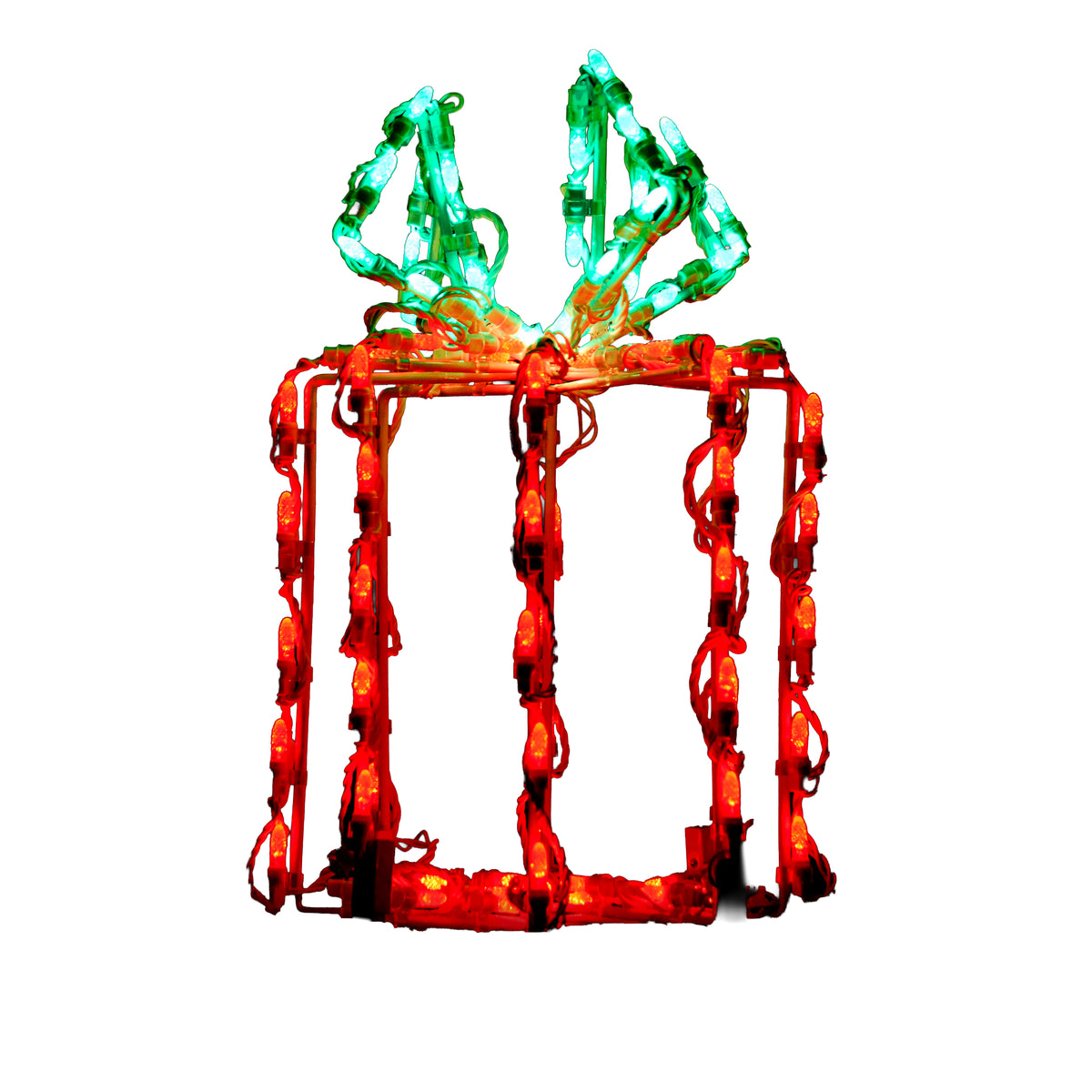 16" Gift Box 3D Wire Frame Décor