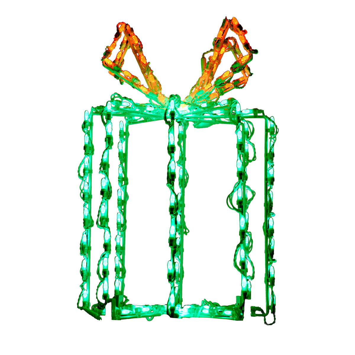 24" Gift Box 3D Wire Frame Décor