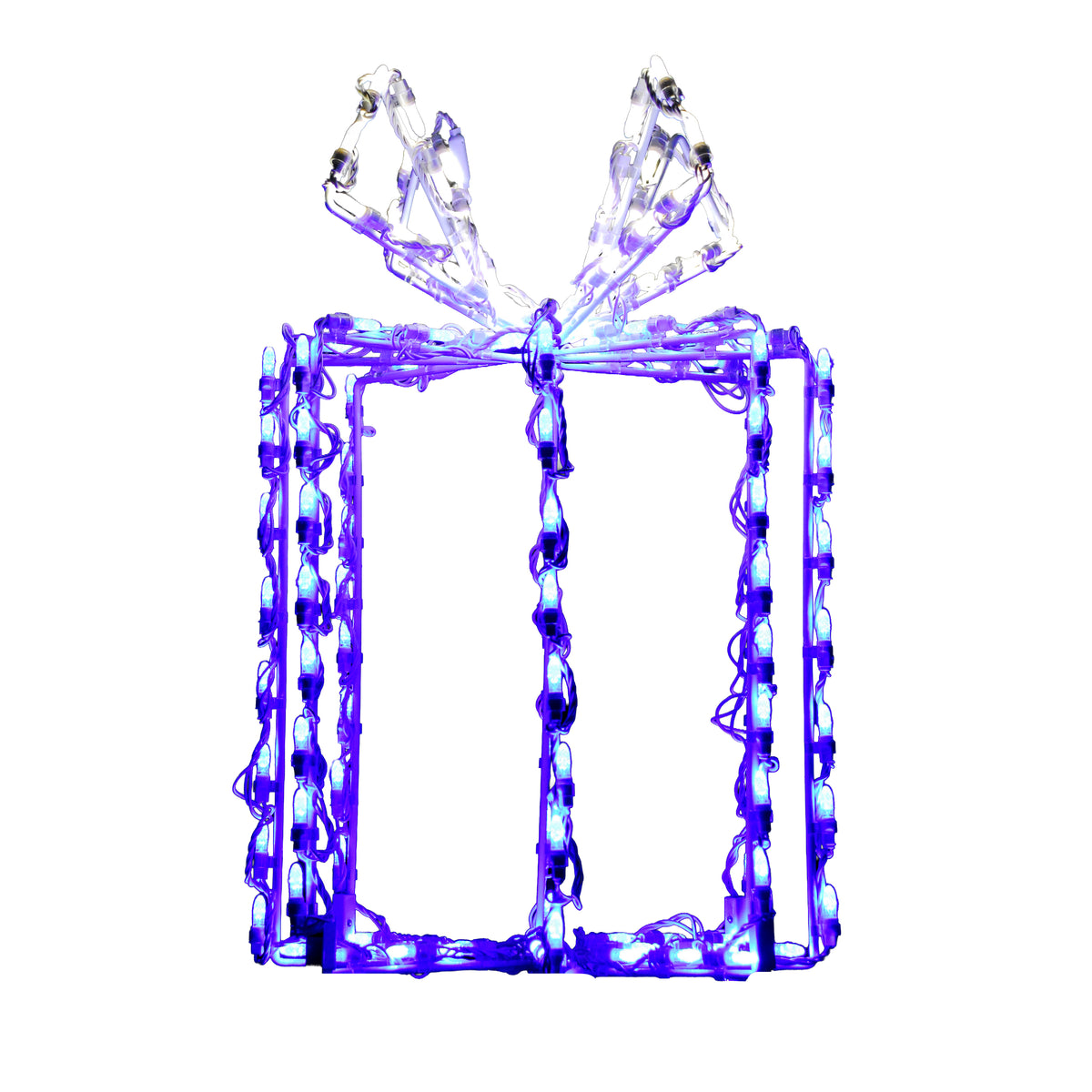 24" Gift Box 3D Wire Frame Décor