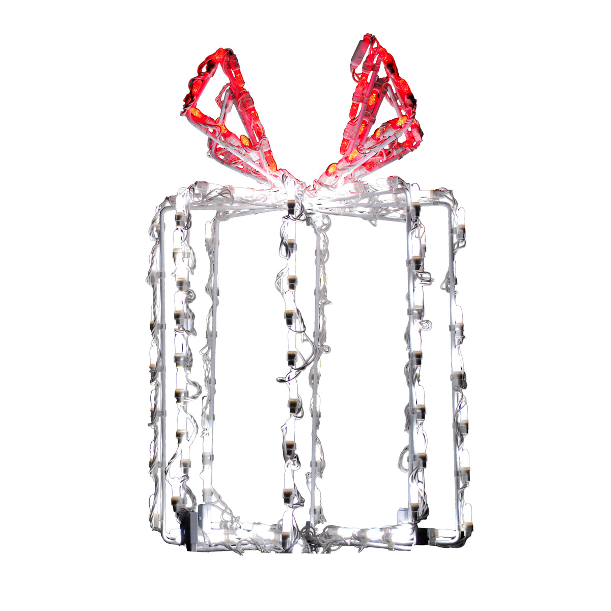 24" Gift Box 3D Wire Frame Décor