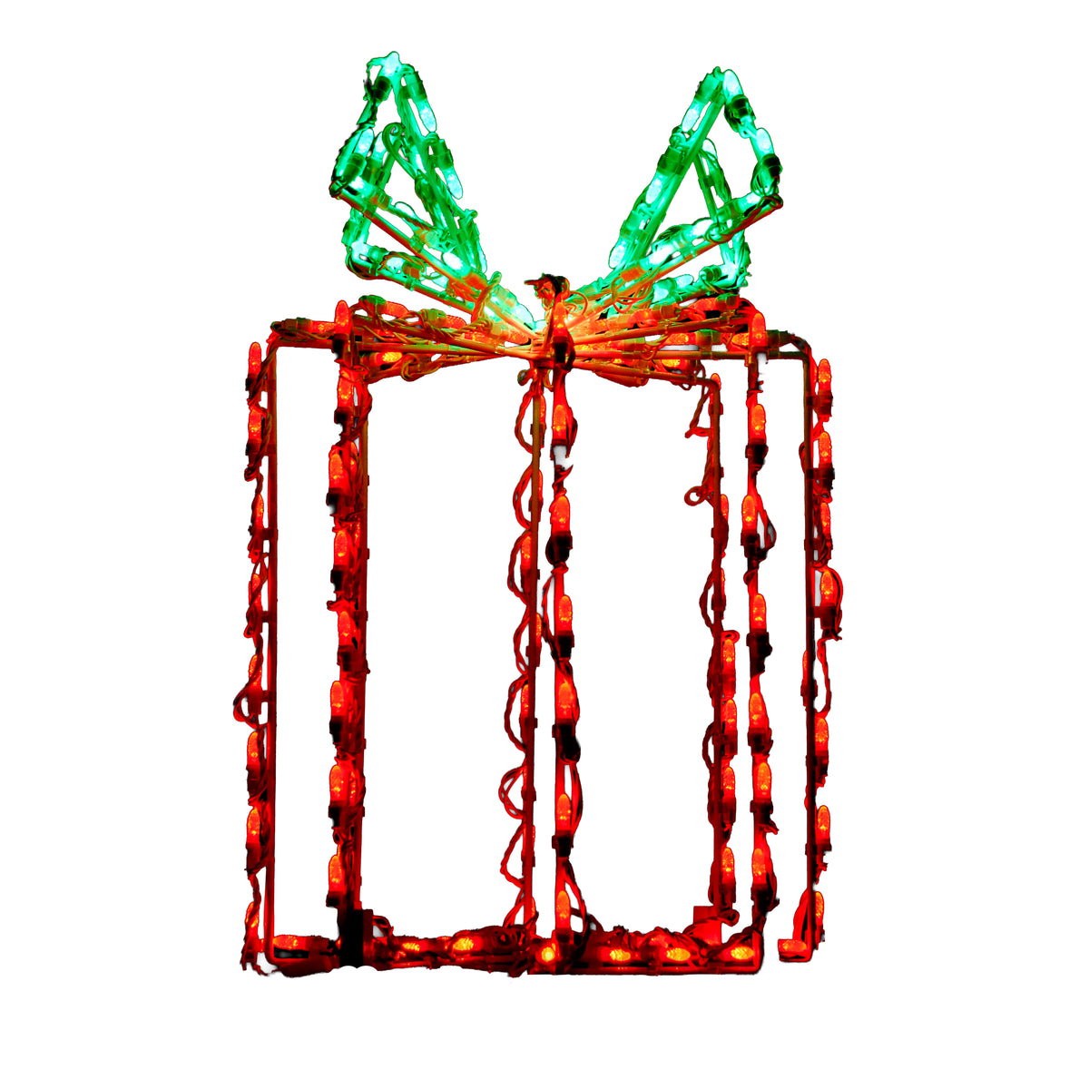 24" Gift Box 3D Wire Frame Décor