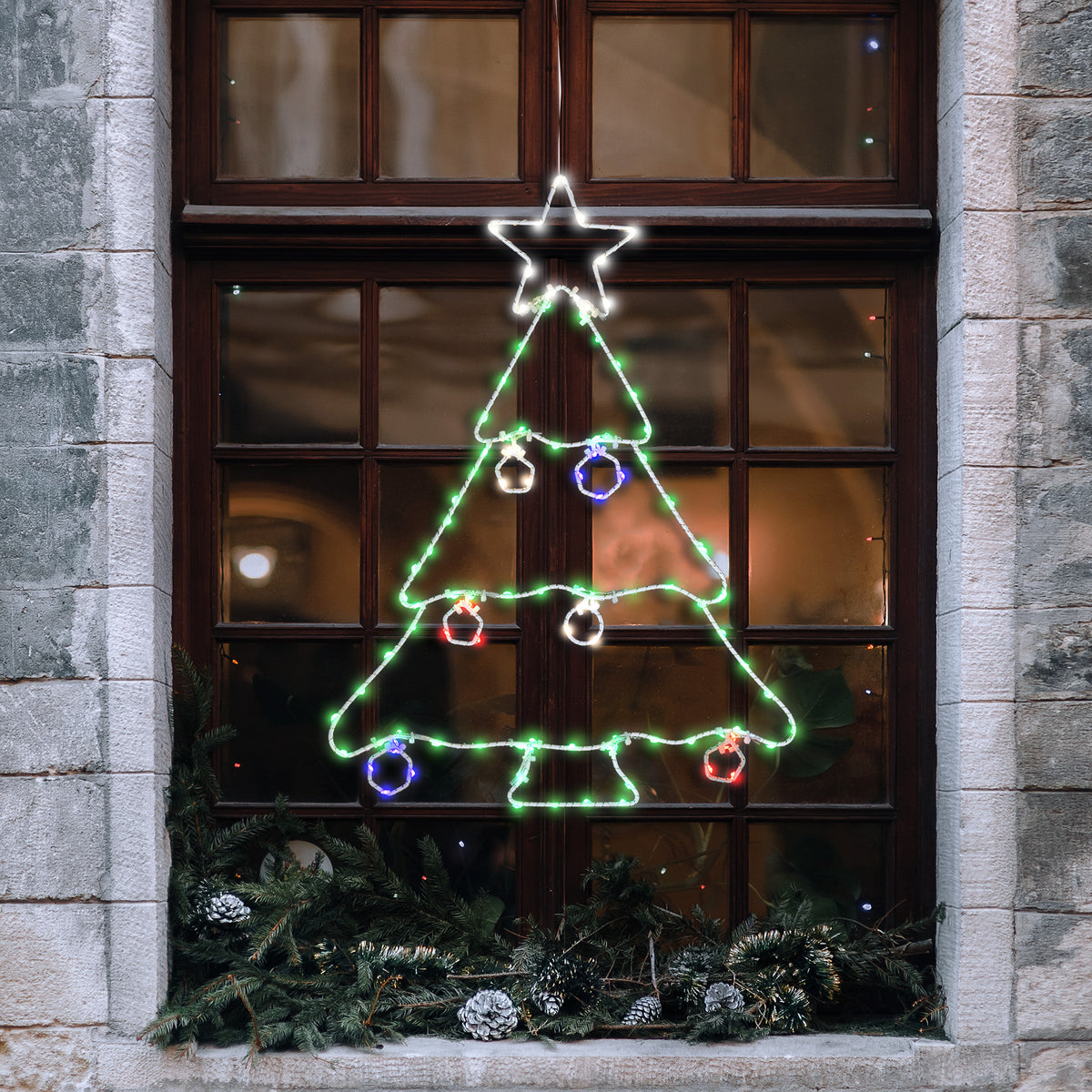 Christmas Tree 2D Wire Silhouettes (Retail Box)