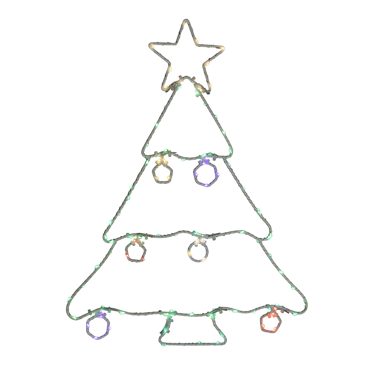 Christmas Tree 2D Wire Silhouettes (Retail Box)