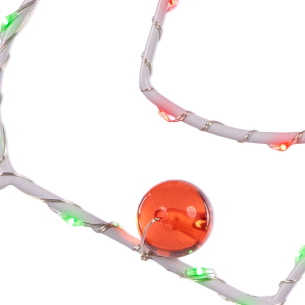Wreath w/ Bow 2D Wire Silhouettes (Retail Box)