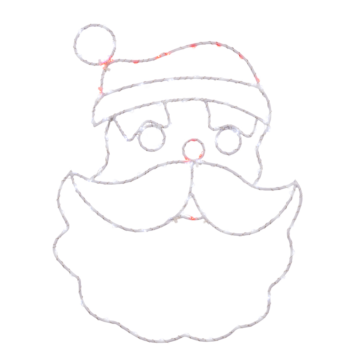 Santa Head 2D Wire Silhouettes (Retail Box)