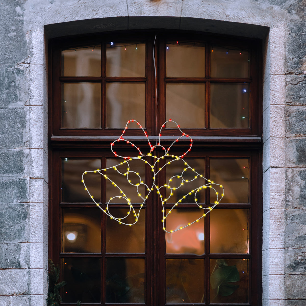 Bells w/ Bow 2D Wire Silhouette (Retail Box)