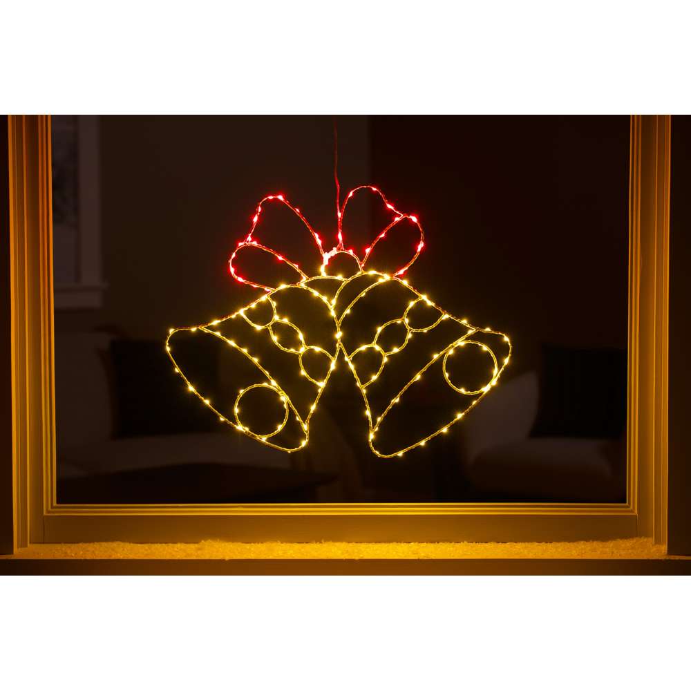 Bells w/ Bow 2D Wire Silhouette (Retail Box)