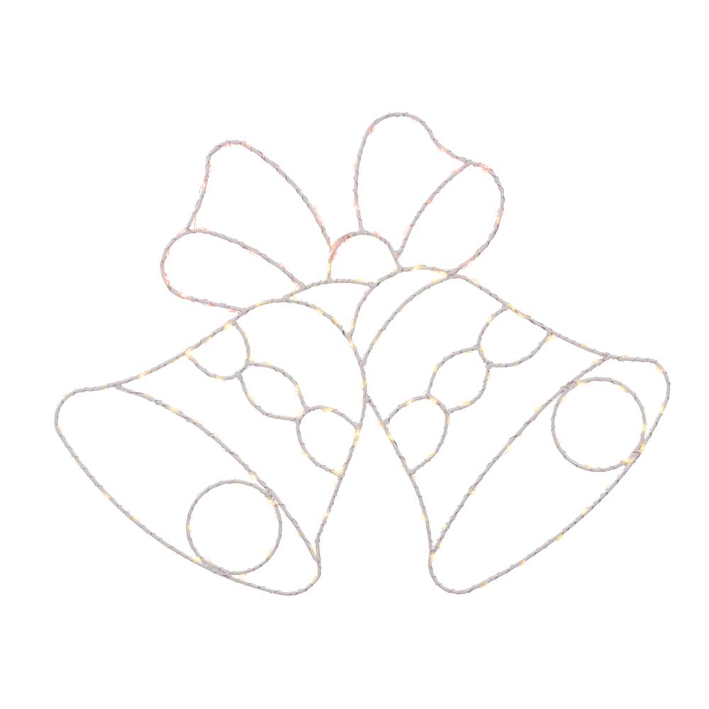Bells w/ Bow 2D Wire Silhouette (Retail Box)