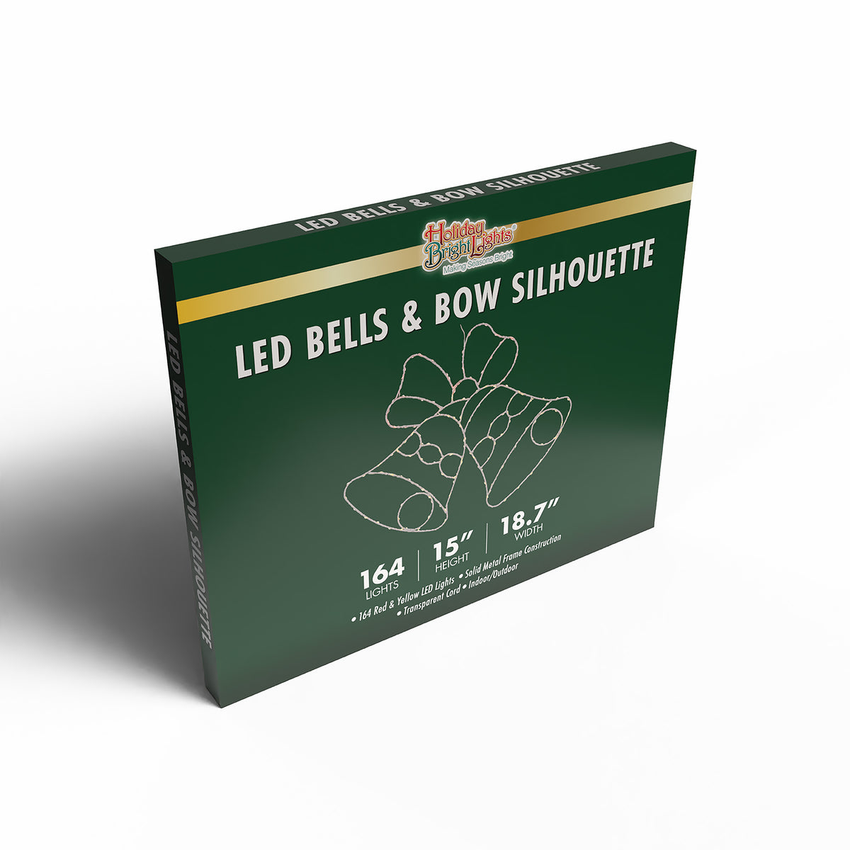 Bells w/ Bow 2D Wire Silhouette (Retail Box)