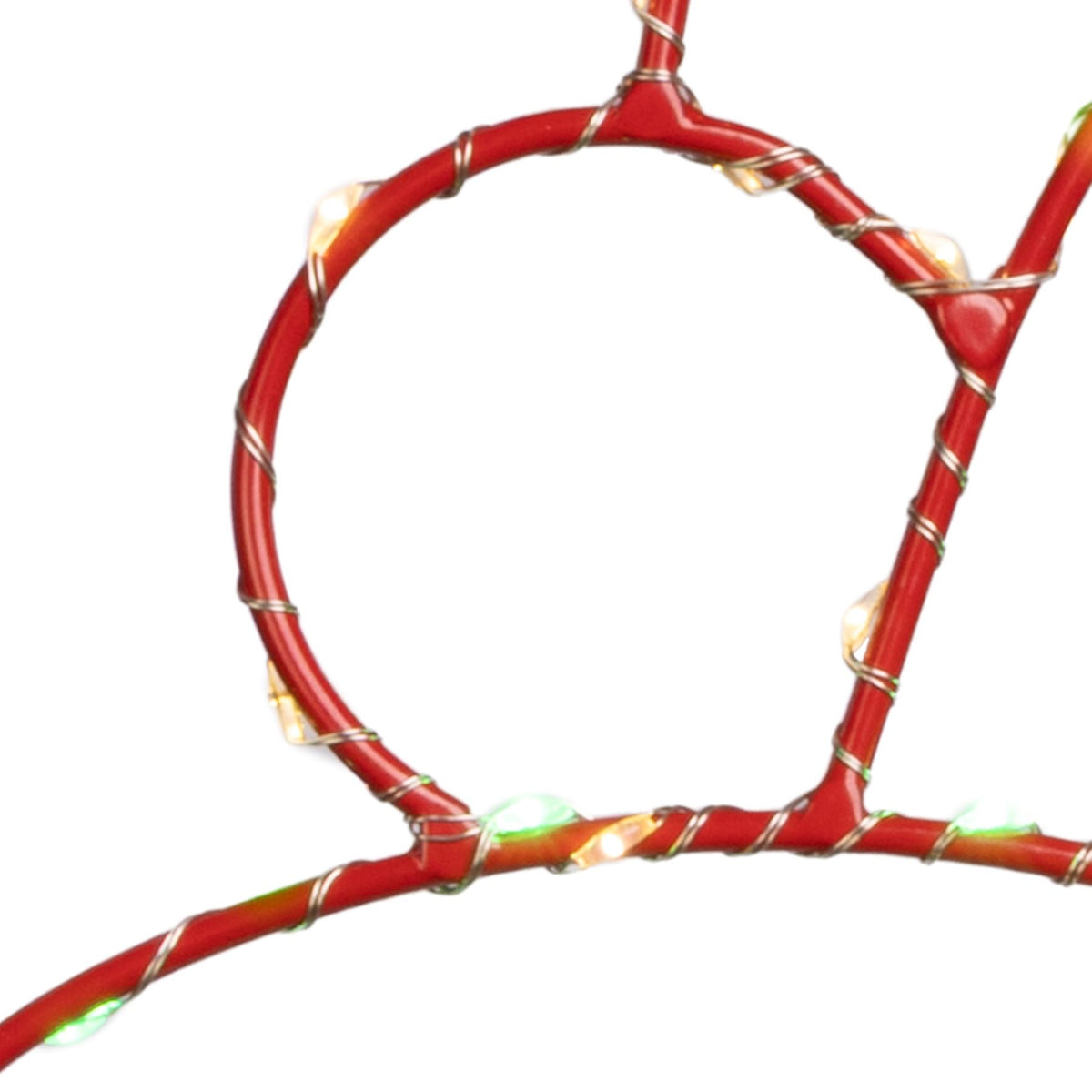 Waving Santa Head 2D Wire Silhouette (Retail Box)