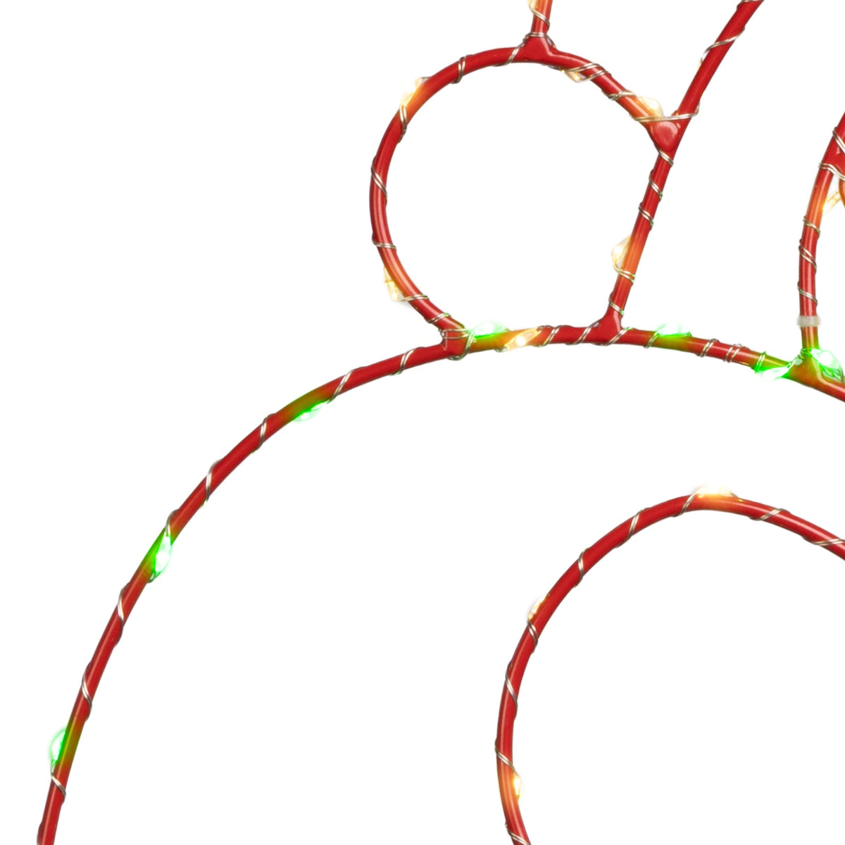 Waving Santa Head 2D Wire Silhouette (Retail Box)