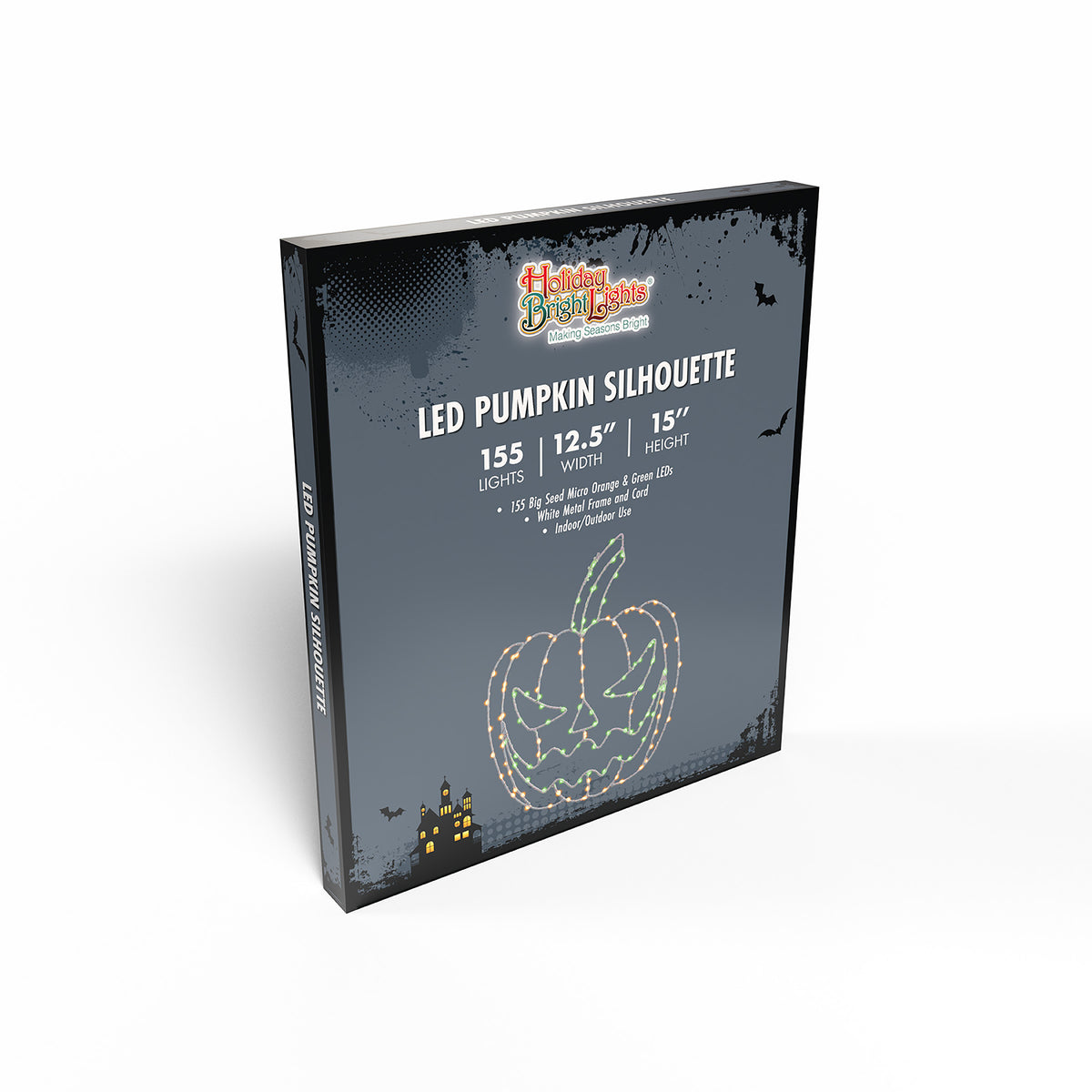 Scary Face Pumpkin 2D Wire Silhouette (Retail Box)