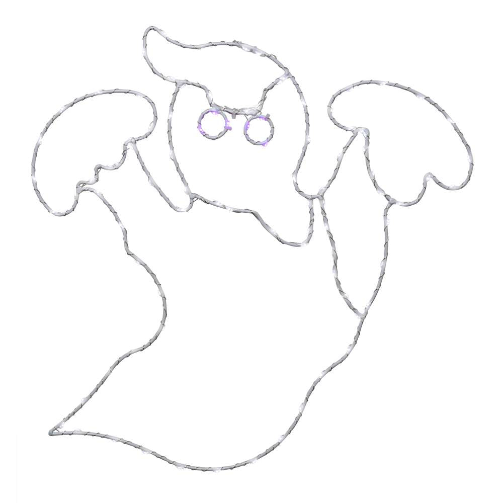 Ghost 2D Wire Silhouette