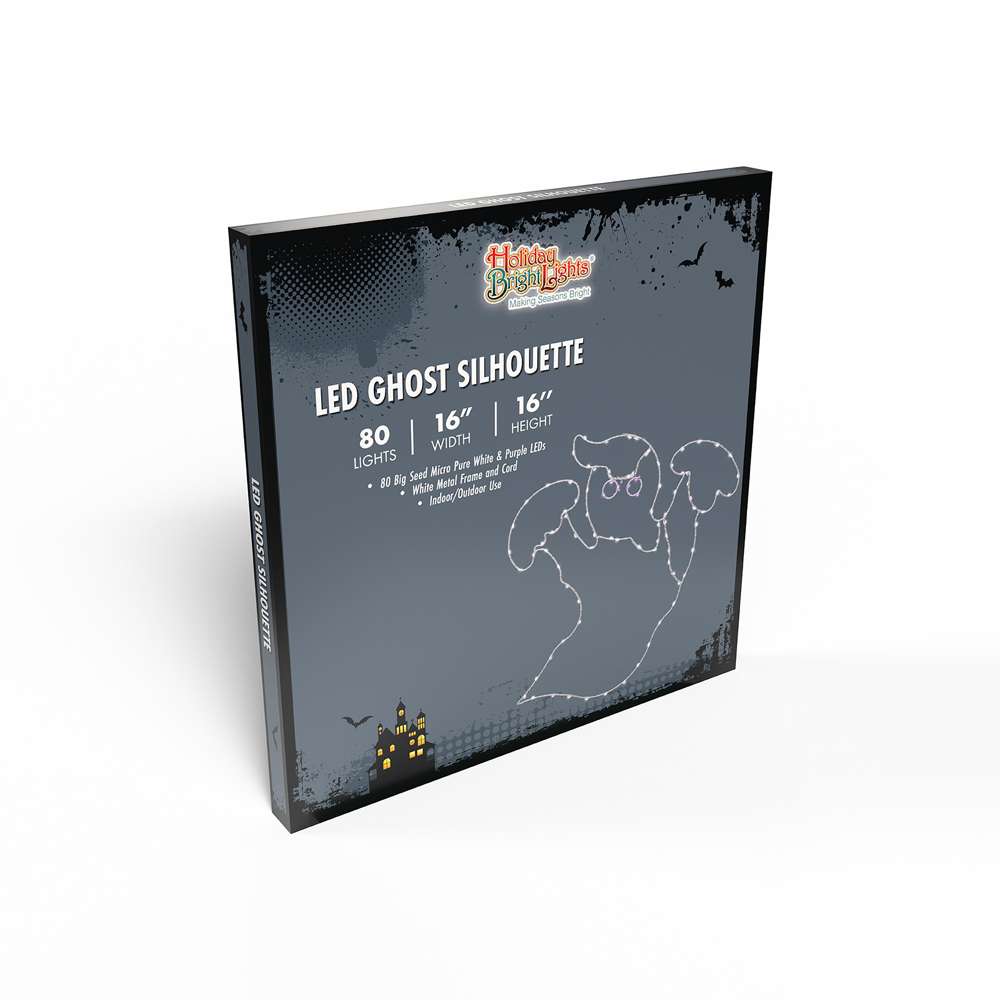 Ghost 2D Wire Silhouette