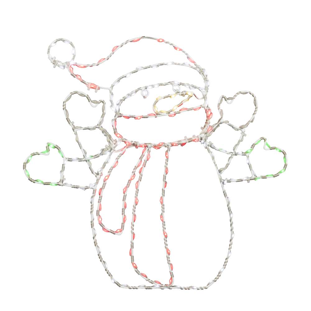 Snowman Twinkle 2D Wire Silhouette (Retail Box)