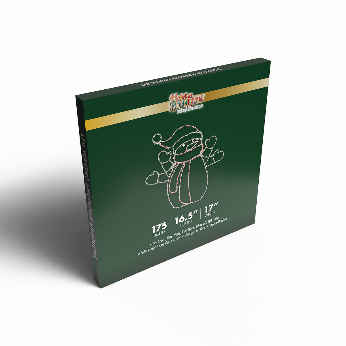 Snowman Twinkle 2D Wire Silhouette (Retail Box)