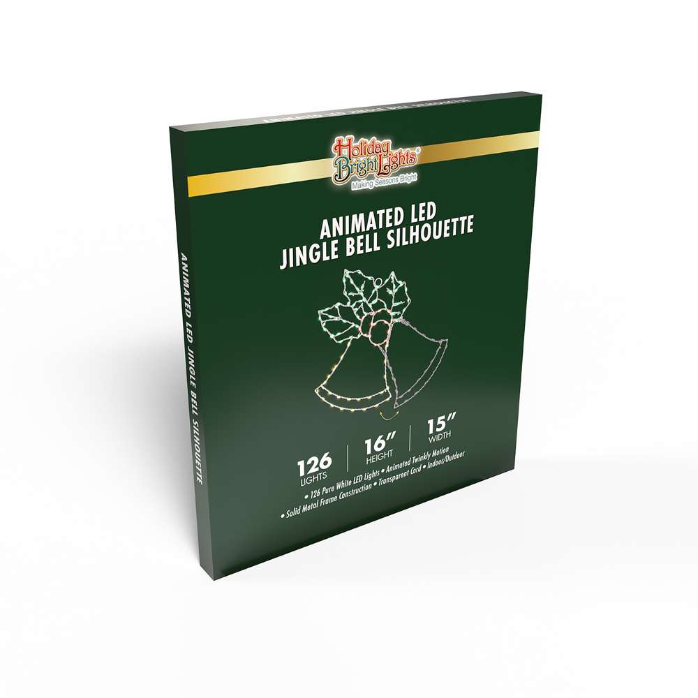 Jingle Bell Twinkle 2D Wire Silhouette