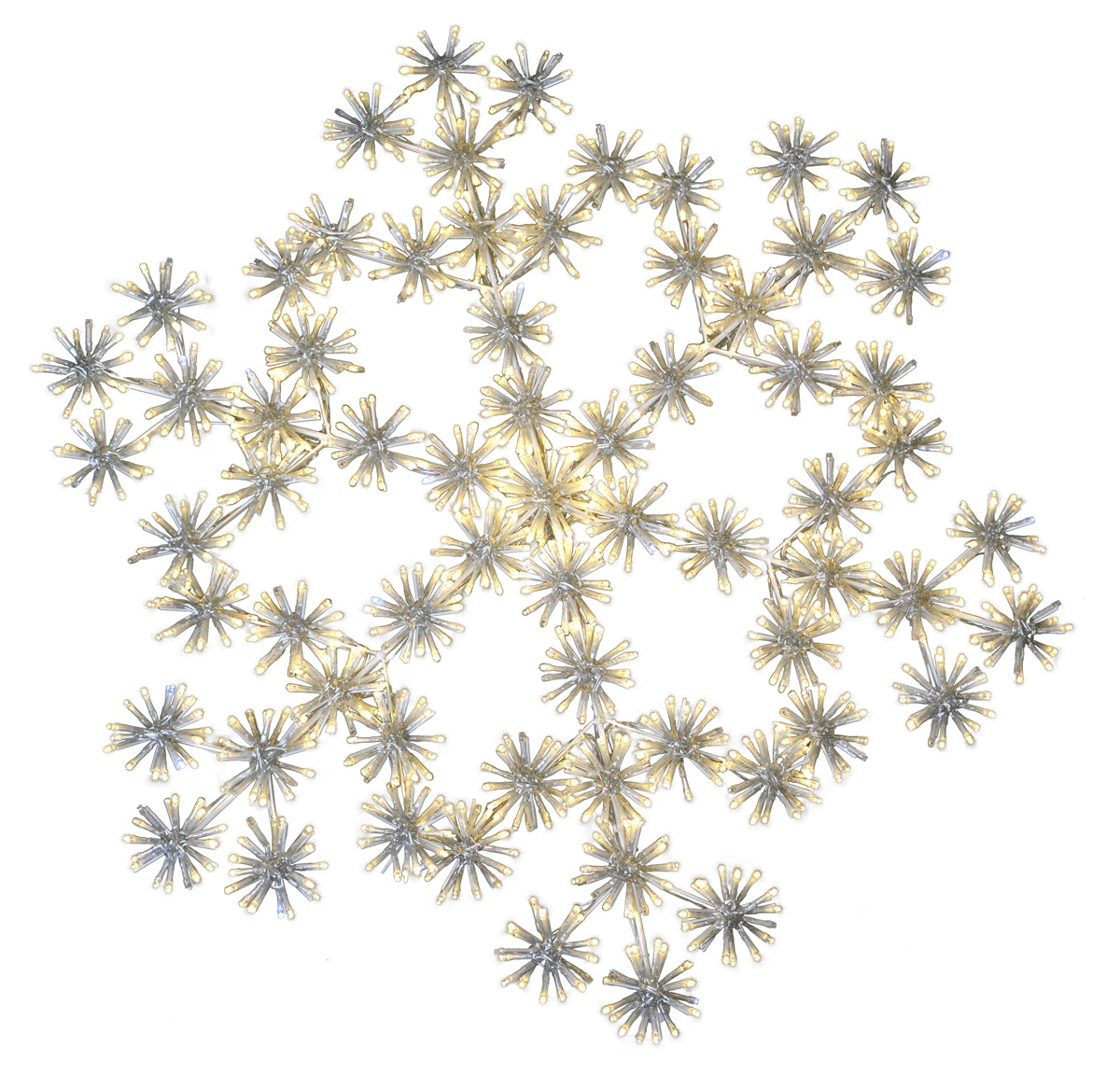 36" Snowflake Cluster 3D Wire Frame Décor (Retail Box)