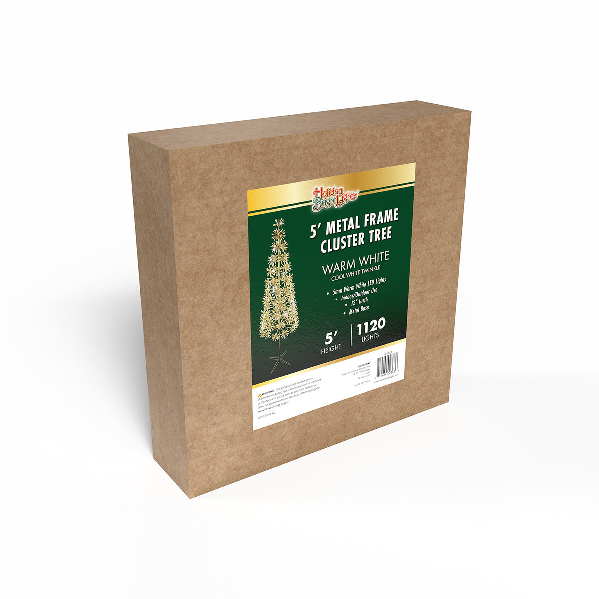 60" Cluster Tree 3D Wire Frame Décor (Retail Box)