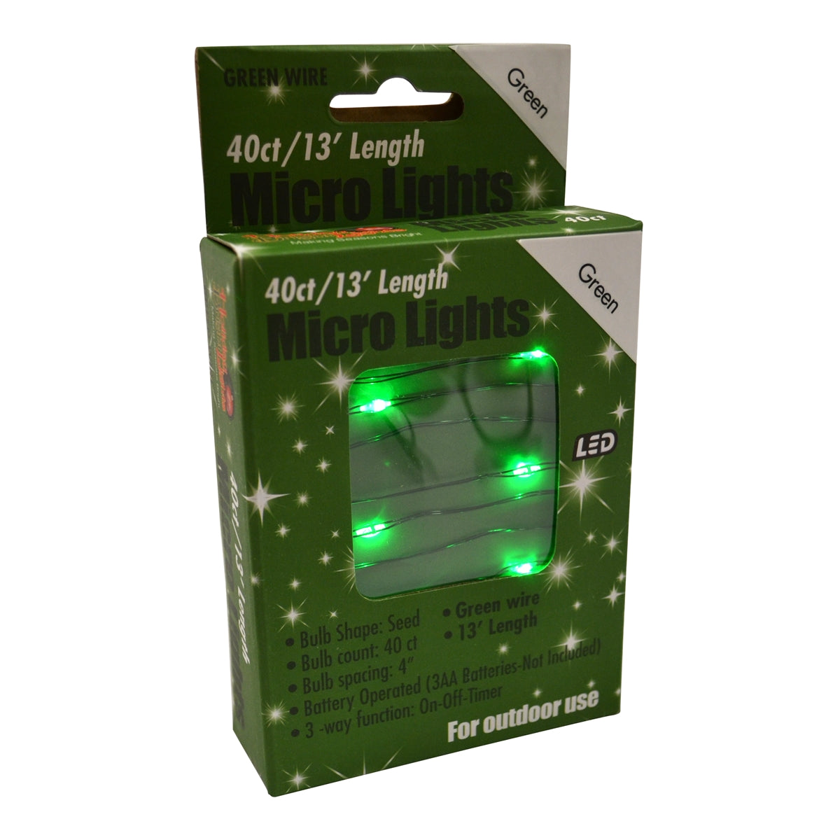 Micro 40L Lights - Green Wire