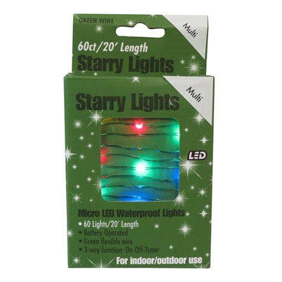 Micro 60L Lights - Green Wire