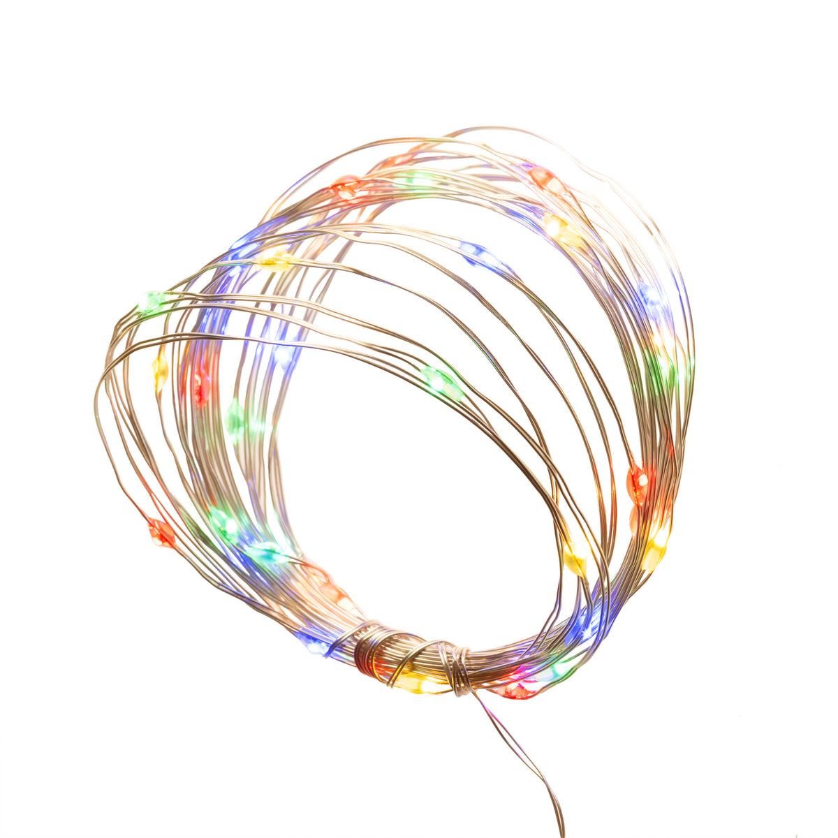 Micro 40L Lights - Silver Wire (Retail Box)