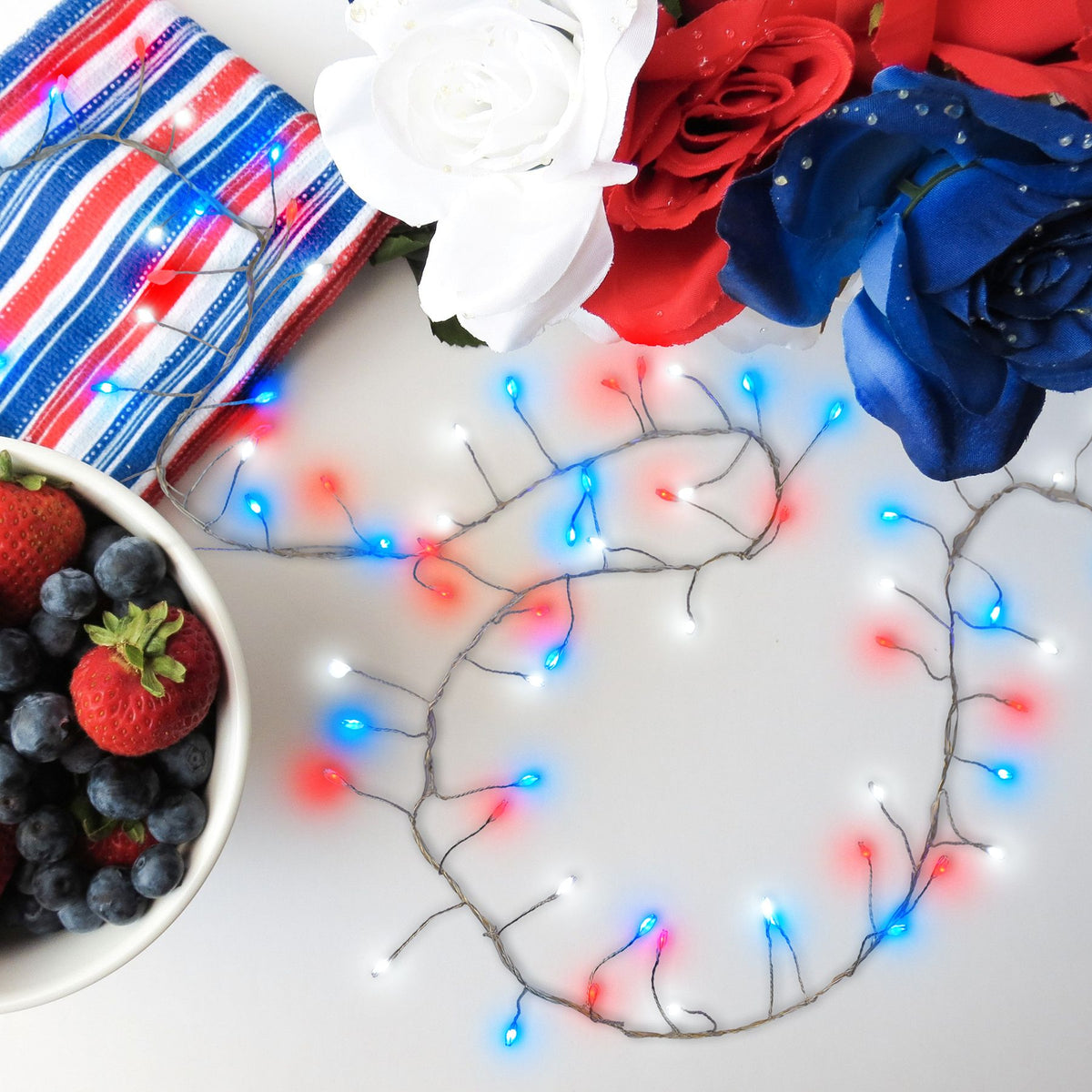 Big Seed 50L Battery Operated Garland Cluster Lights (Retail Box)