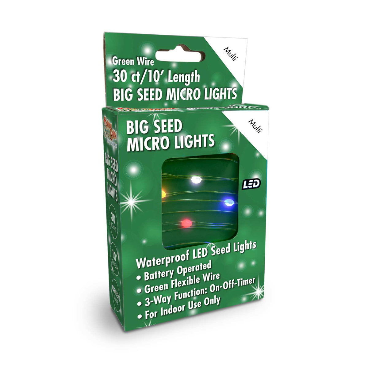Big Seed 30L Battery Operated Lights (Retail Box)