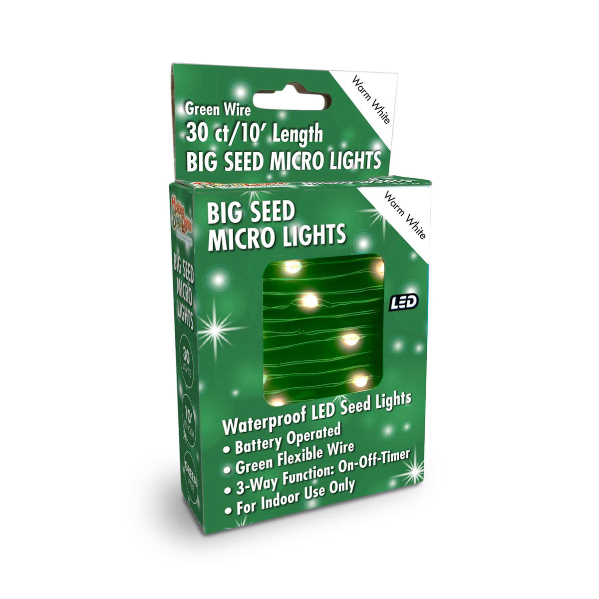 Big Seed 30L Battery Operated Lights (Retail Box)